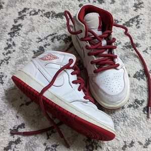 Nike Air Jordan leather sneakers
